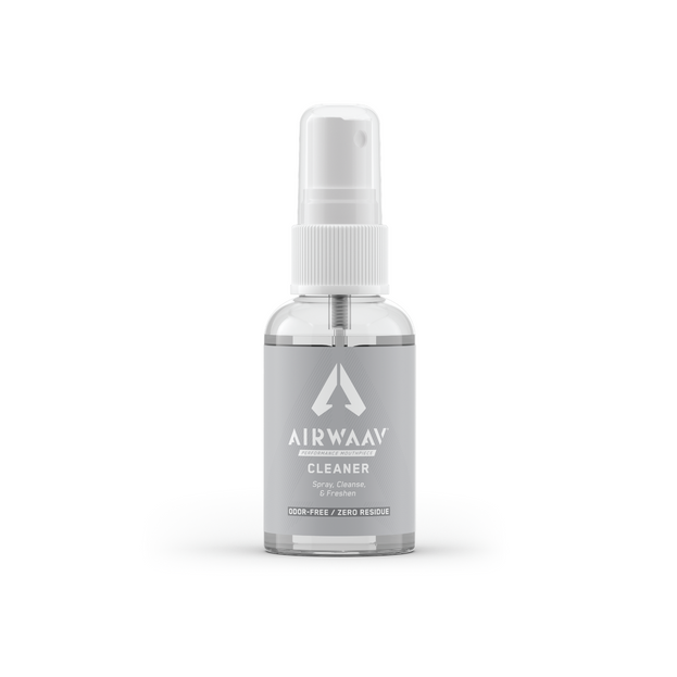 Airwaav mouthpiece cleaner grey bottle 