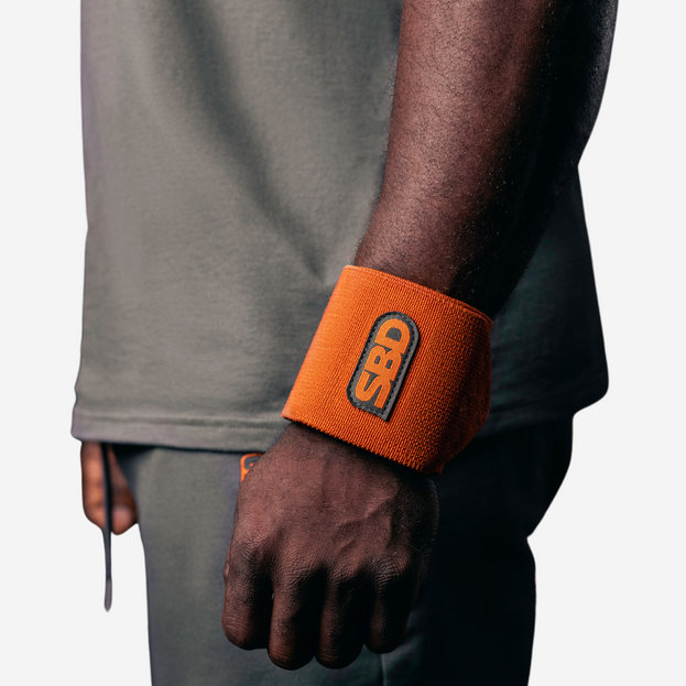 Orange/Grey Wrist Wrap